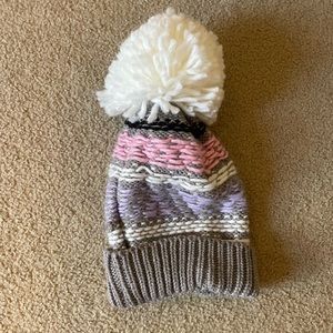 Girls Pom-Pom Winter Hat